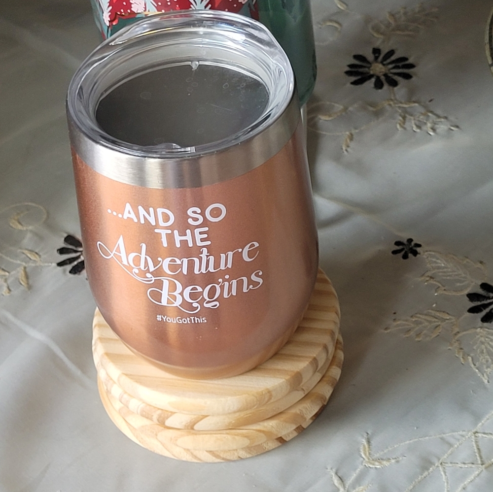 And So The Adventure Begins Tumbler Mug Stainless Steel BPA